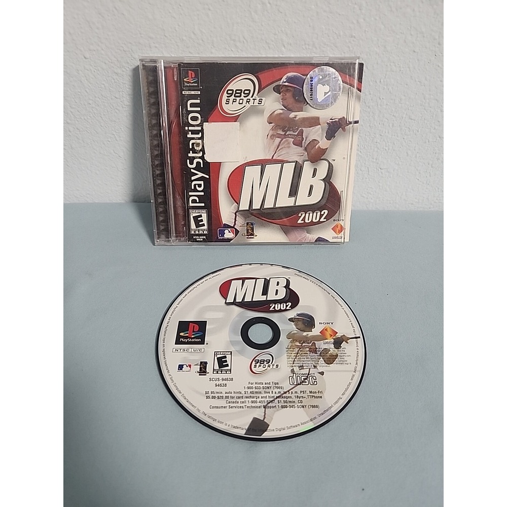 MLB 2002 (Sony PlayStation 1, 2001) Complete Tested Playable Disc